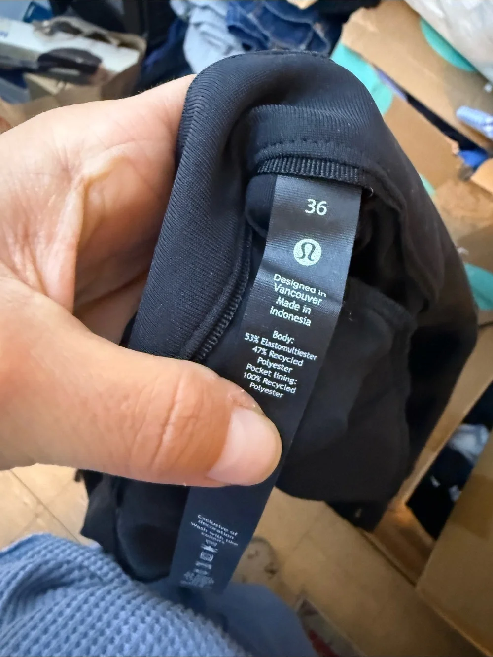 Lululemon Black ABC Classic Trousers